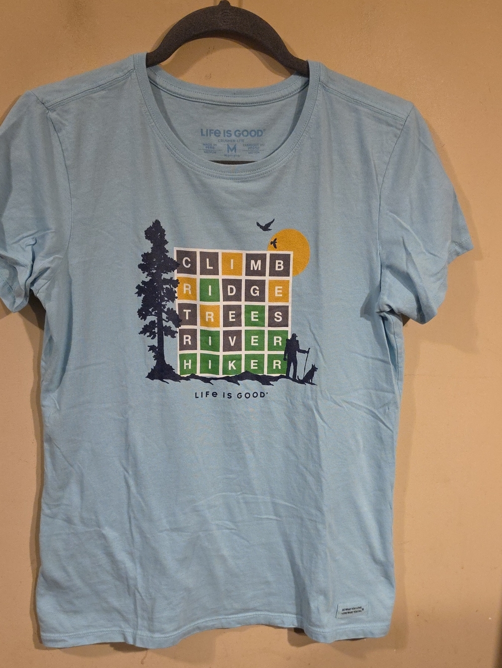 Life is Good Boys' Light Blue 'Climb Ridge Trees' Graphic Tee